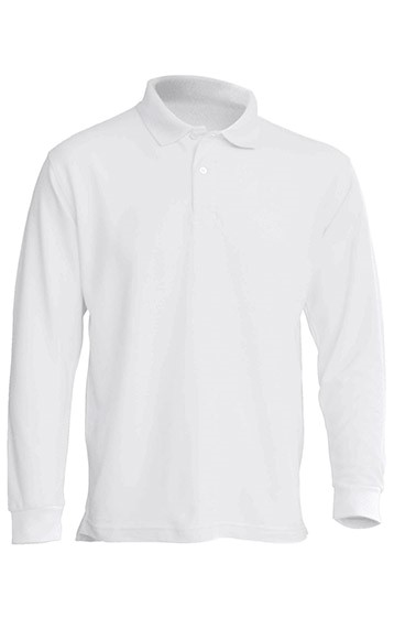 POLO REGULAR MAN LS ( JHK T-SHIRT ) bianco